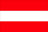 Austria flag - two horizontal red lines separated by a white line